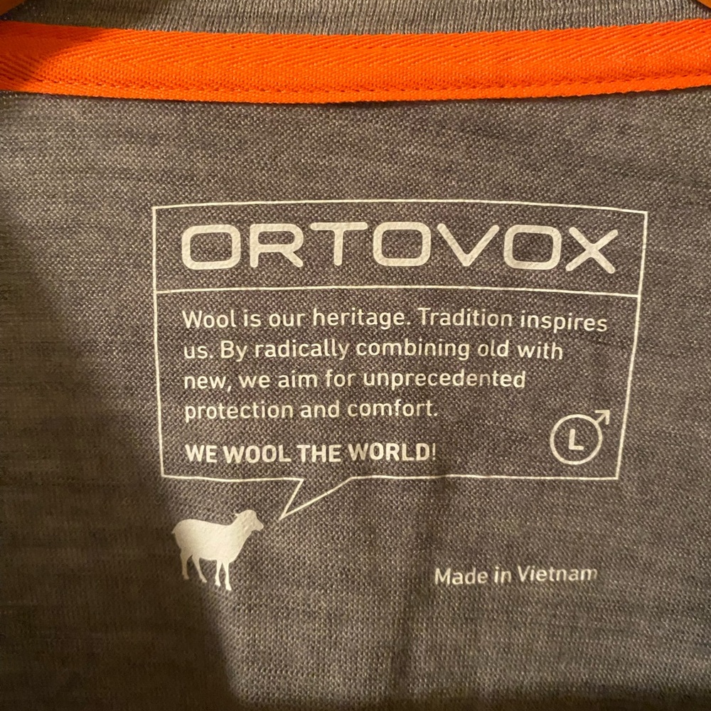 Ortovox wool base layer long sleeve